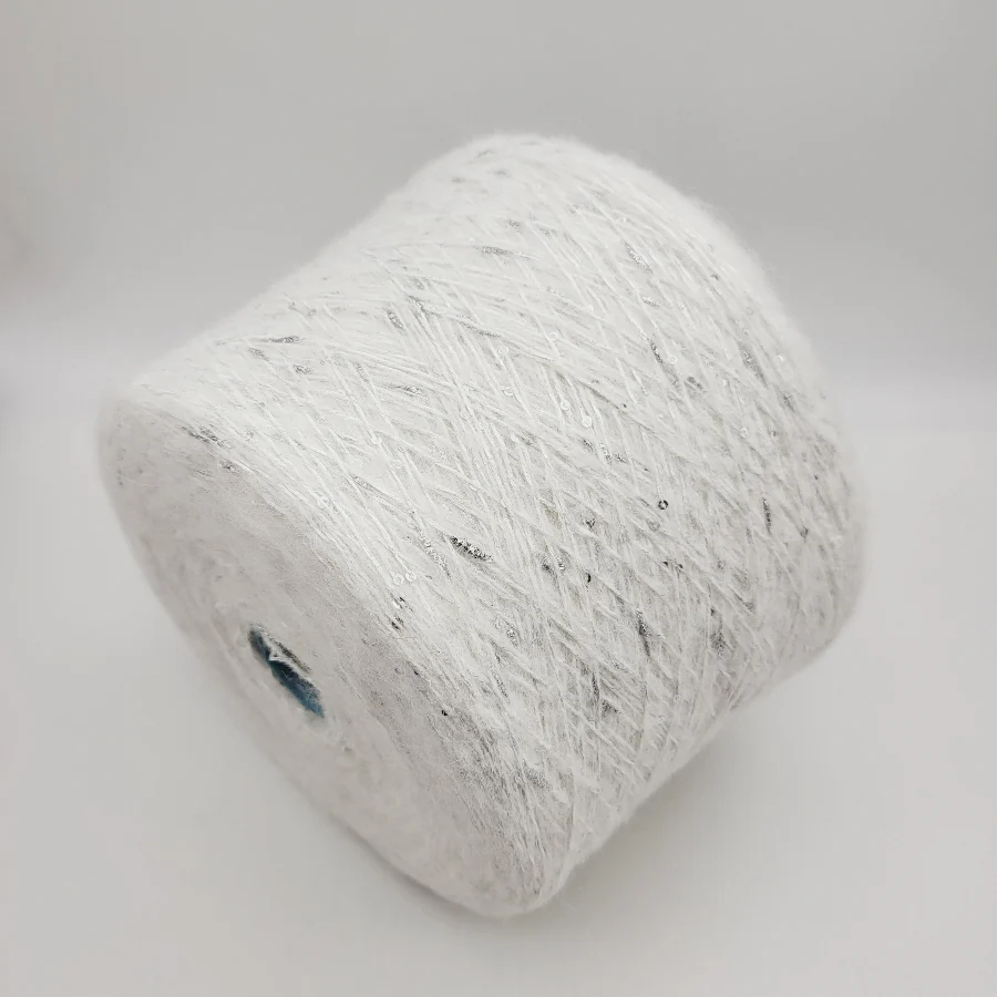 ALPACA YARN WITH LUREX AND PAILLETTES