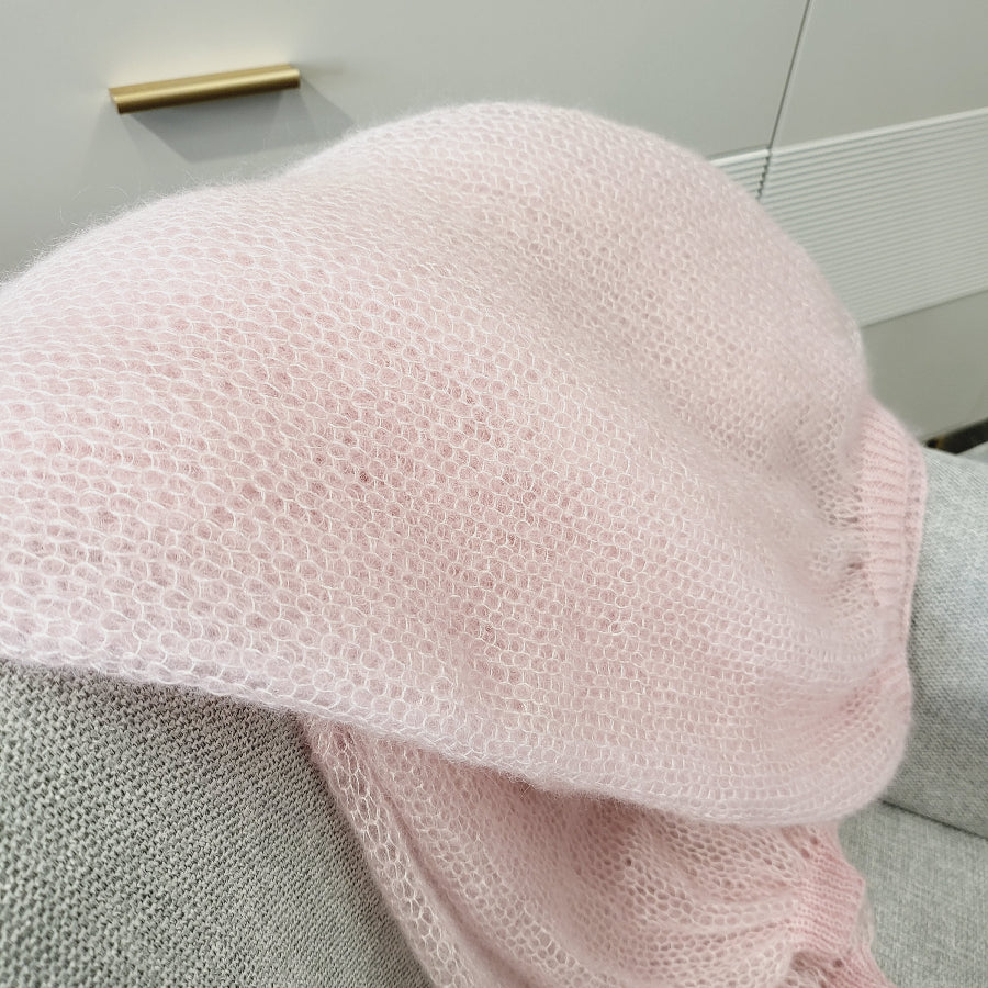 DESCRIPTION | Cloud jumper in Super Kid Mohair & Silk