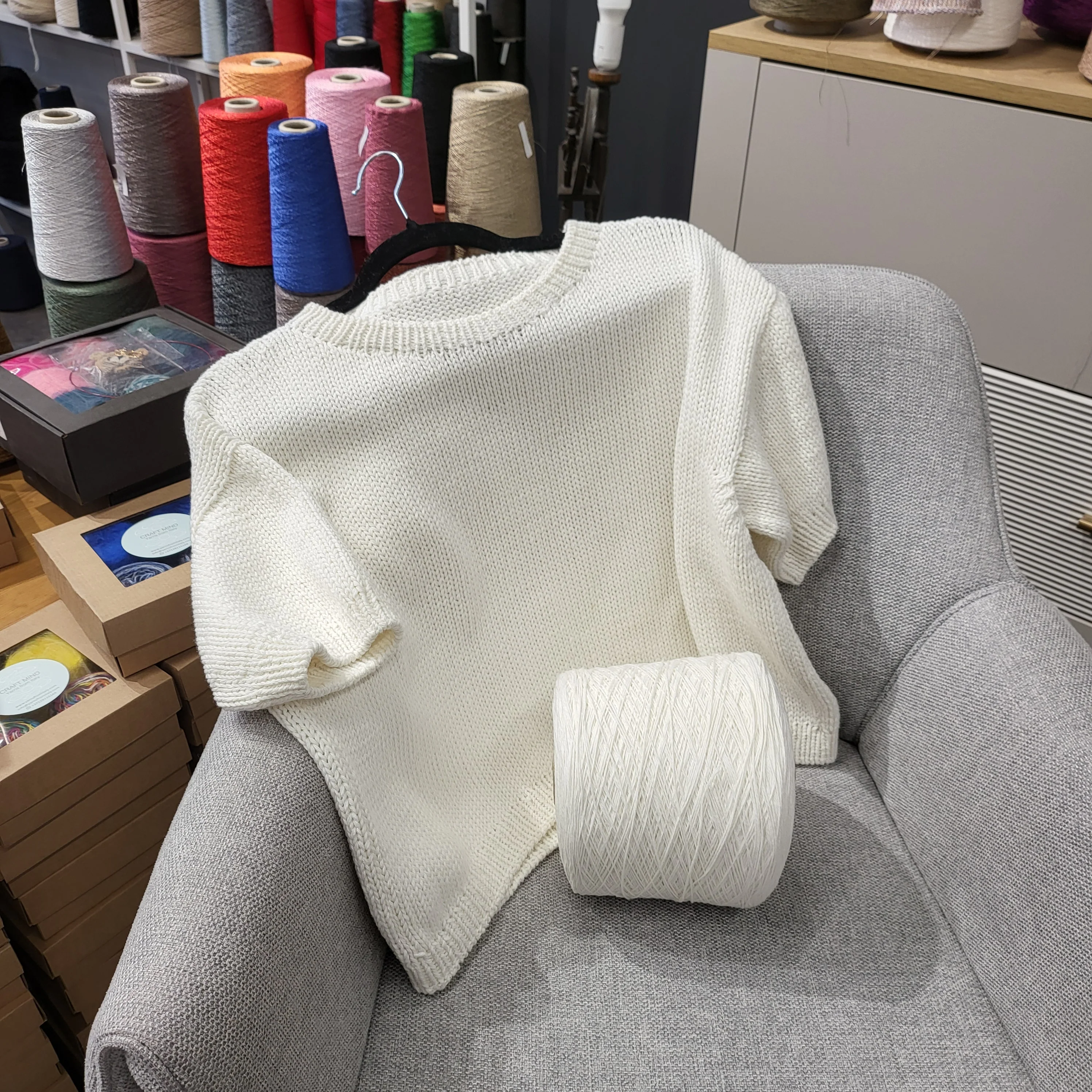 COTTON AND MERINO YARN - Image 2