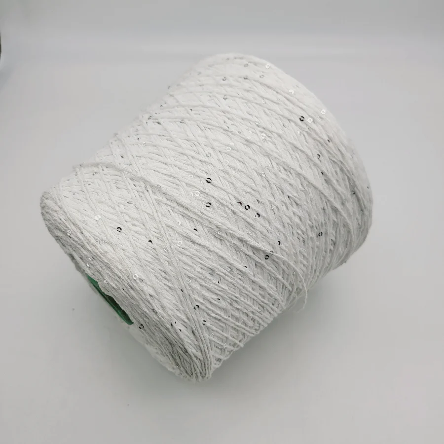 COTTON WITH PAILLETTES
