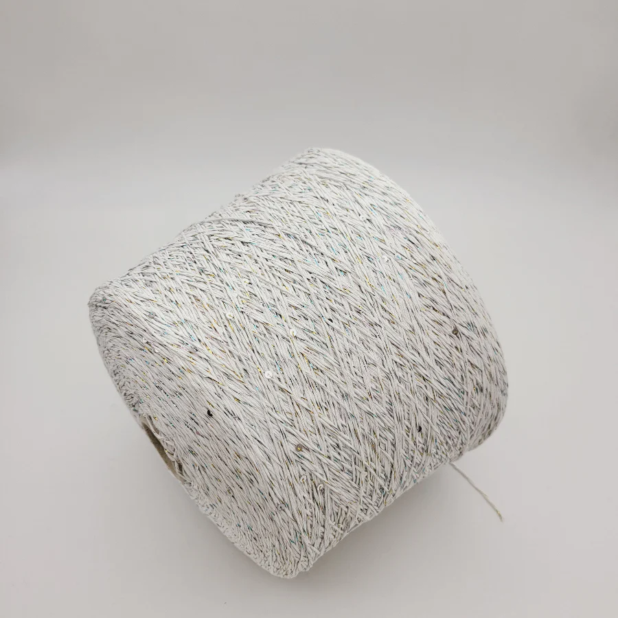 COTTON WITH PAILLETTES