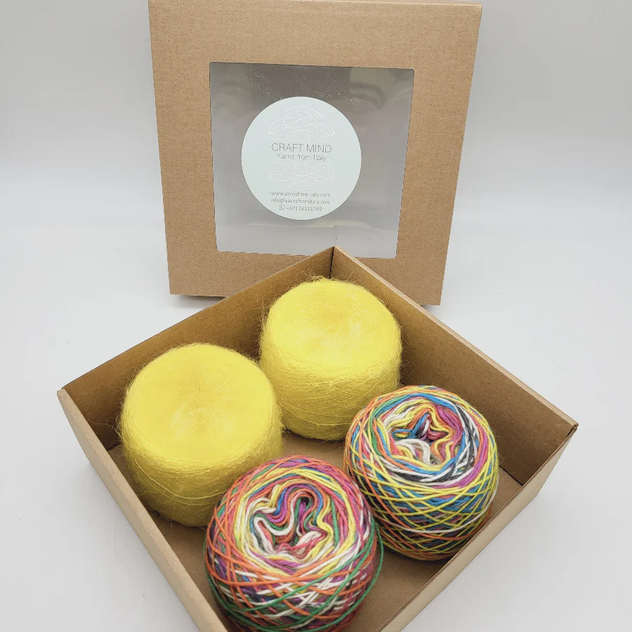 MINI BOX | SOCK YARN + KIDMOHAIR