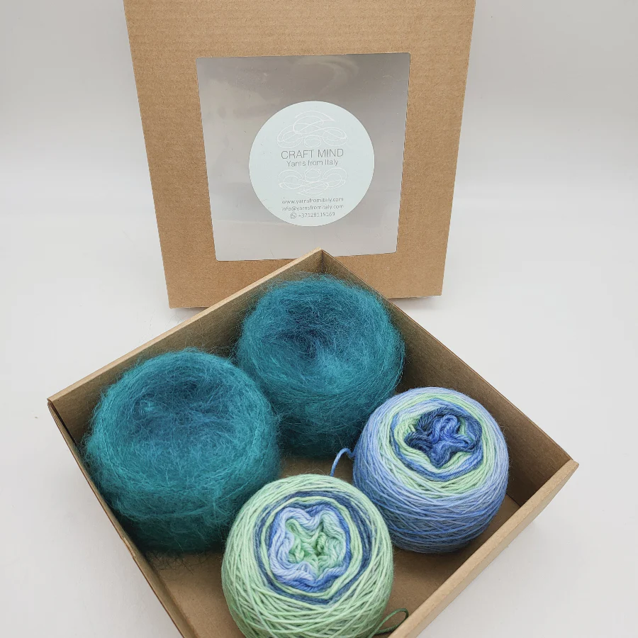 MINI BOX | SOCK YARN + KIDMOHAIR