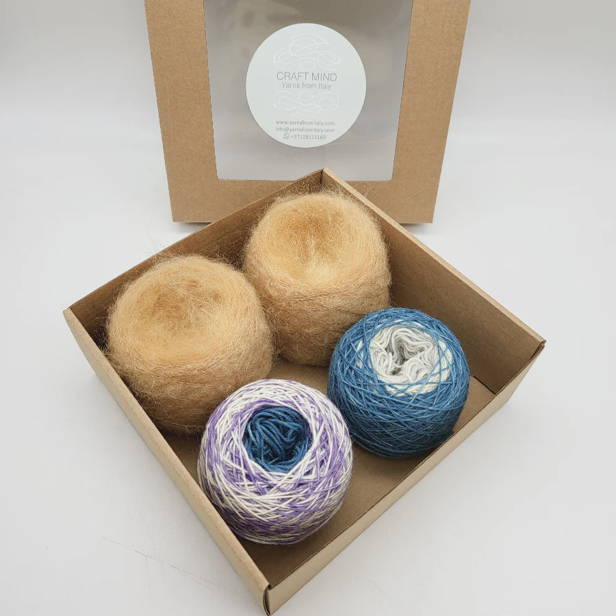 MINI BOX | SOCK YARN + KIDMOHAIR