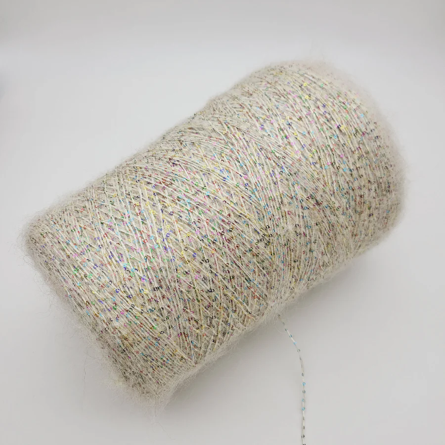 MIX YARN WITH PAILLETTES