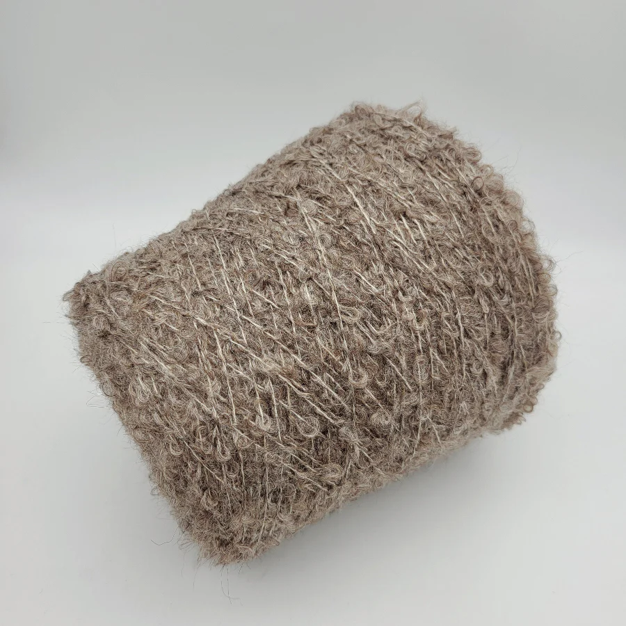 MOHAIR AND MERINO BOUCLE