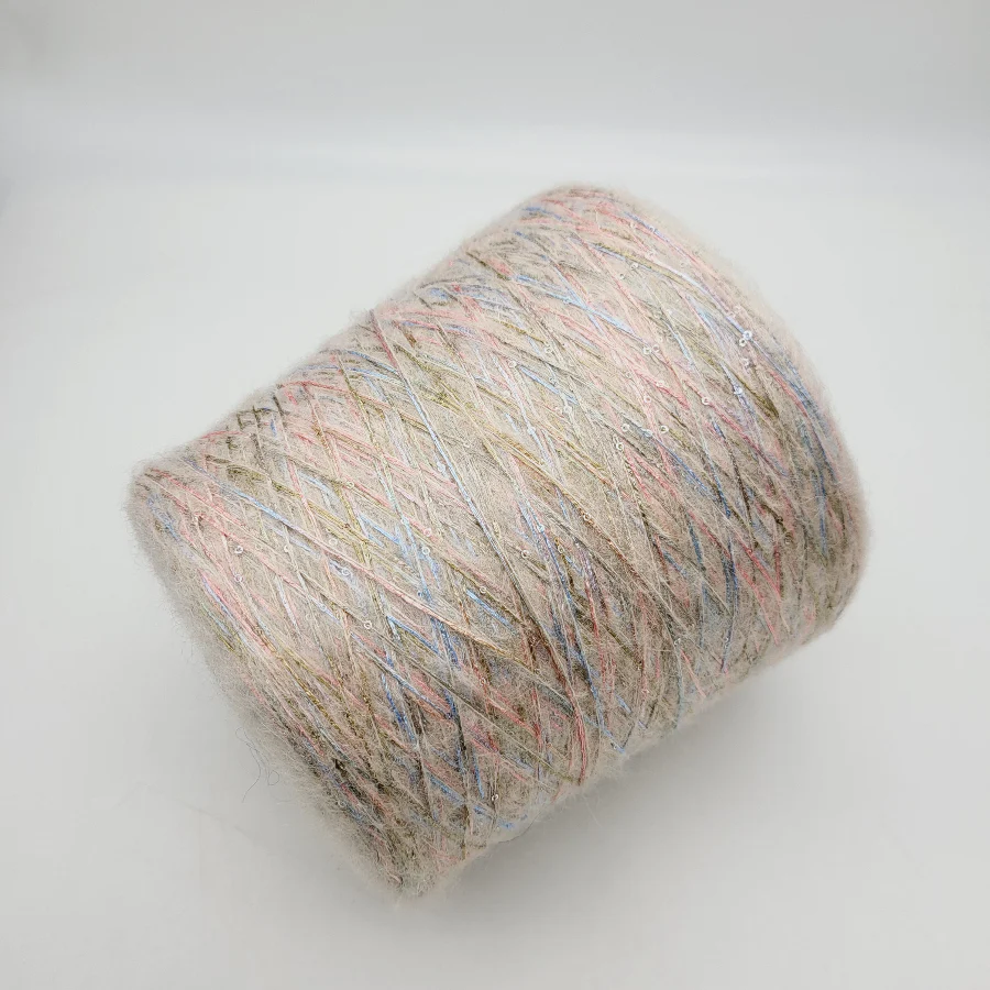 MOHAIR WITH PAILLETTES